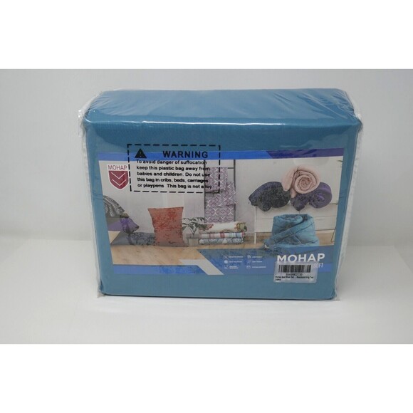 Mohap Bed Sheet Set 4 Piece Double Brushed Microfiber Sheet Set ~ King Size Teal - Picture 2 of 8